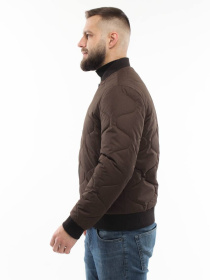 Демисезонная мужская куртка модель 135-DVL-brown Фото