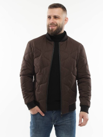 Демисезонная мужская куртка модель 135-DVL-brown Фото