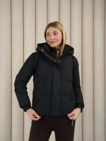 Демисезонная женская куртка с капюшоном модель Teffi-KL-BLC Фото