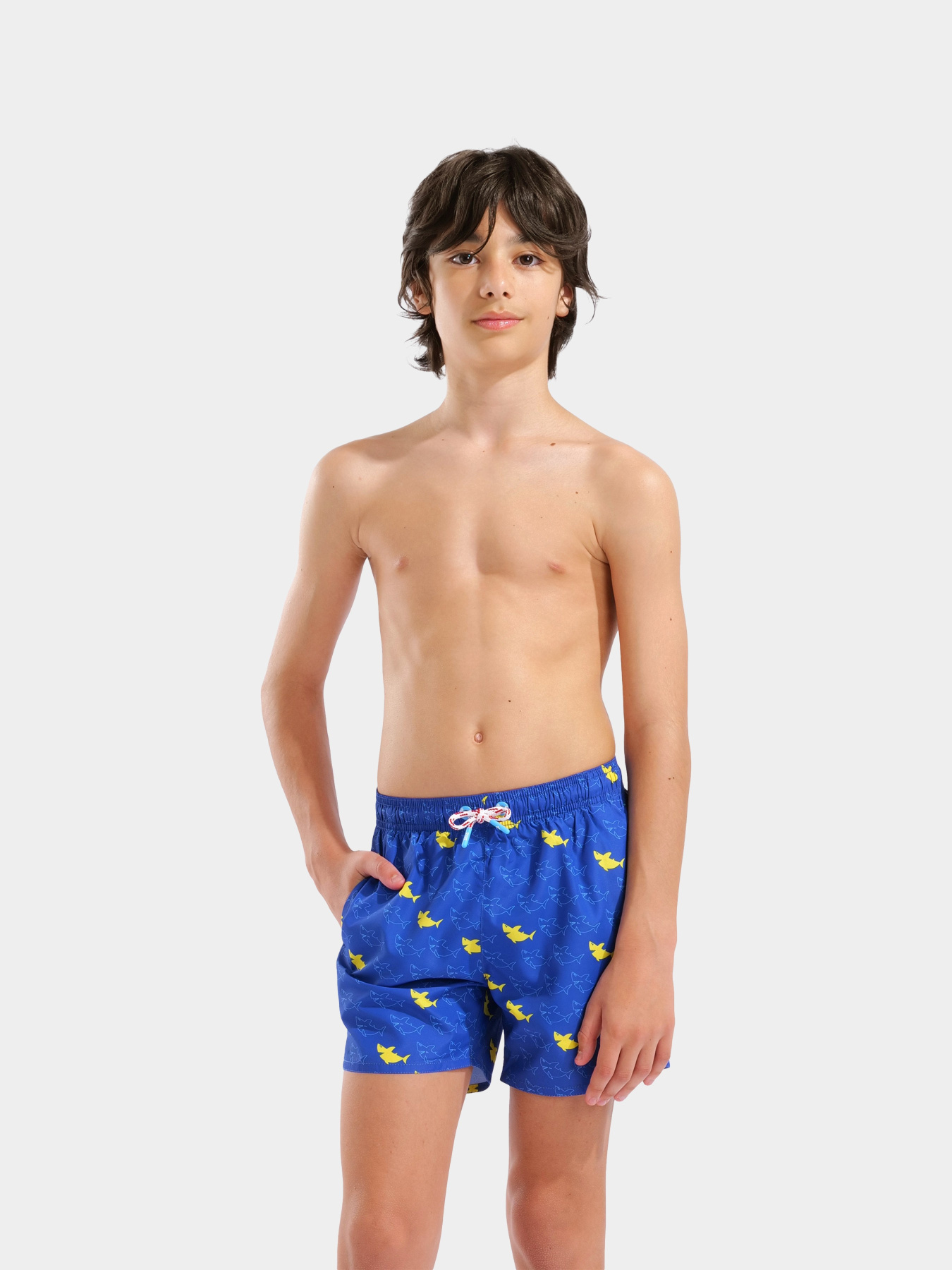 Дитячі плавальні шорти Arena WATER PRINTS BEACH BOXER AO модель 007186-830 Фото