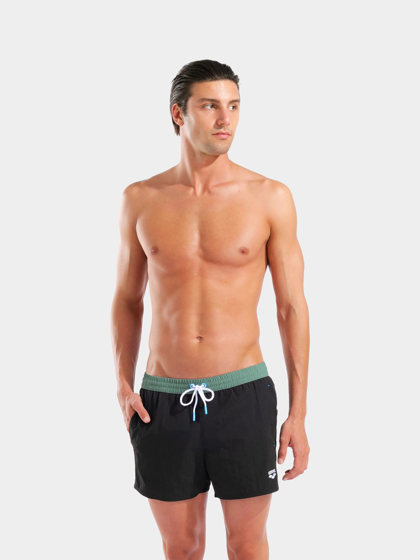 Чоловічі плавальні шорти Arena TAPES BEACH X-SHORT модель 010892-563 Фото