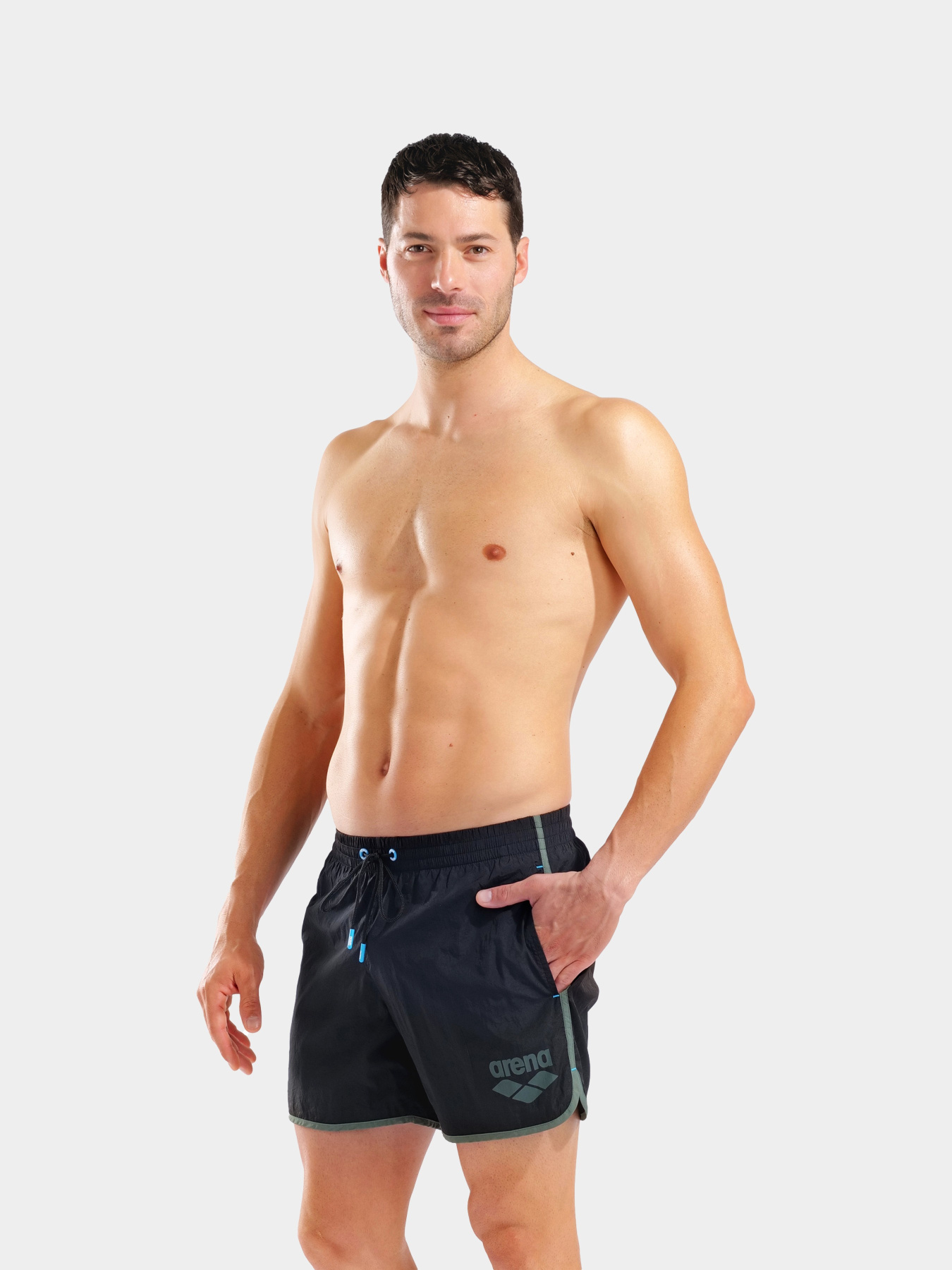 Мужские плавательные шорты Arena BIG LOGO BORDERS BEACH SHORT модель 009103-560 Фото