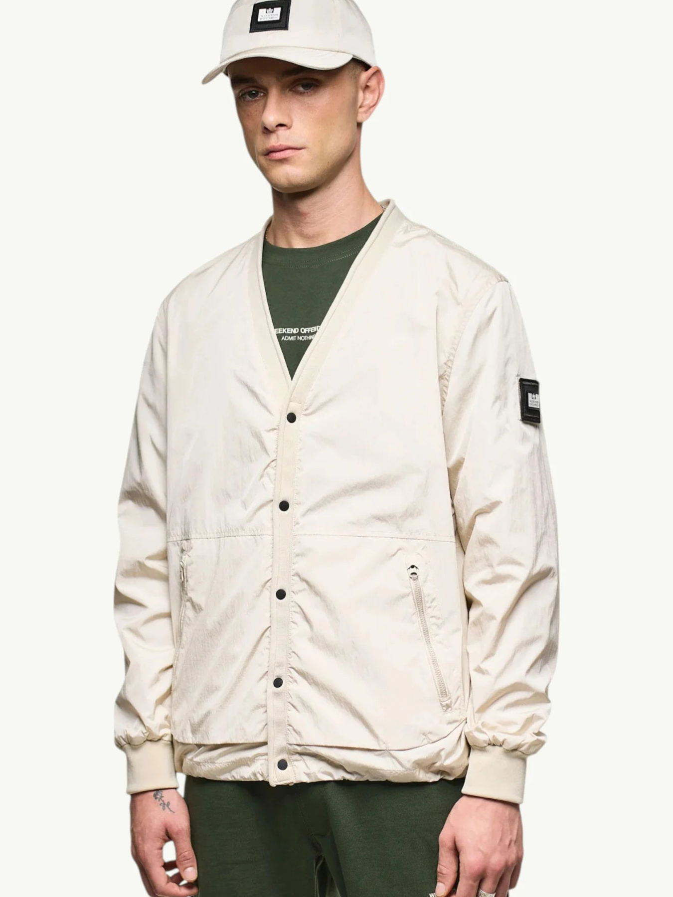 Куртка Овершот Weekend Offender Ronson Over-Shirt Calcium модель OS3A06-CALCIUM Фото