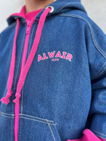 Джинсовка Alwair Kids "Смелые сердцем, яркие мысли" модель 14177 Фото