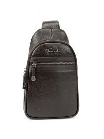 Мужская сумка через плечо слинг из натуральной повседневная коричневый модель TV-SM8-830C-FL Фото