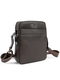 Мужская сумка мессенджер через плечо из натуральной кожи повседневная коричневый модель TV-SM8-3040C-FL Фото