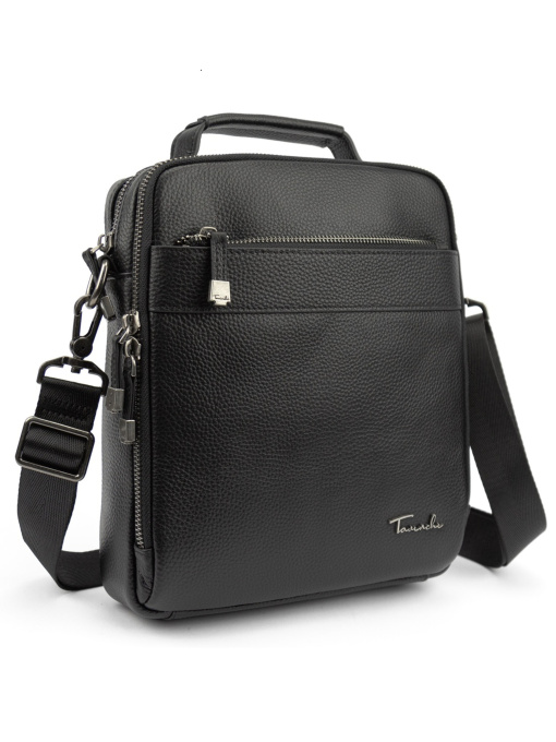 Чоловіча сумка месенджер через плече з натуральної шкіри повсякденна модель TV-S-SM8-010A-FL Фото