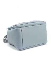 Сумка женская на плечо кроссбоди из натуральной кожи флотар на два отдела с ручкой повседневная средняя модель F-IT-1045LBL Фото