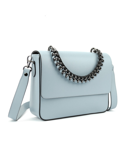 Класична жіноча шкіряна сумочка модель F-IT-9810LBL Фото