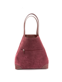 Класична жіноча сумка шопер з натуральної замші модель CH-013BO-Y-VP Фото