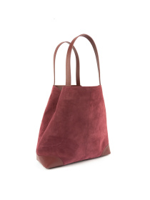 Класична жіноча сумка шопер з натуральної замші модель CH-013BO-Y-VP Фото