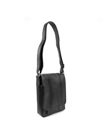 Чоловіча сумка месенджер через плече з натуральної шкіри повсякденна середня модель t003A Фото