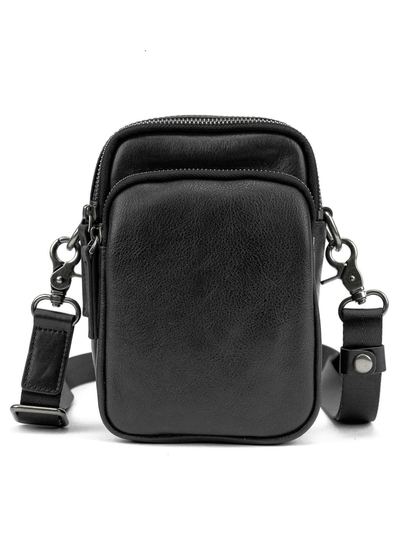 Чоловіча сумка месенджер через плече з натуральної шкіри повсякденна середня модель 333-1A Фото