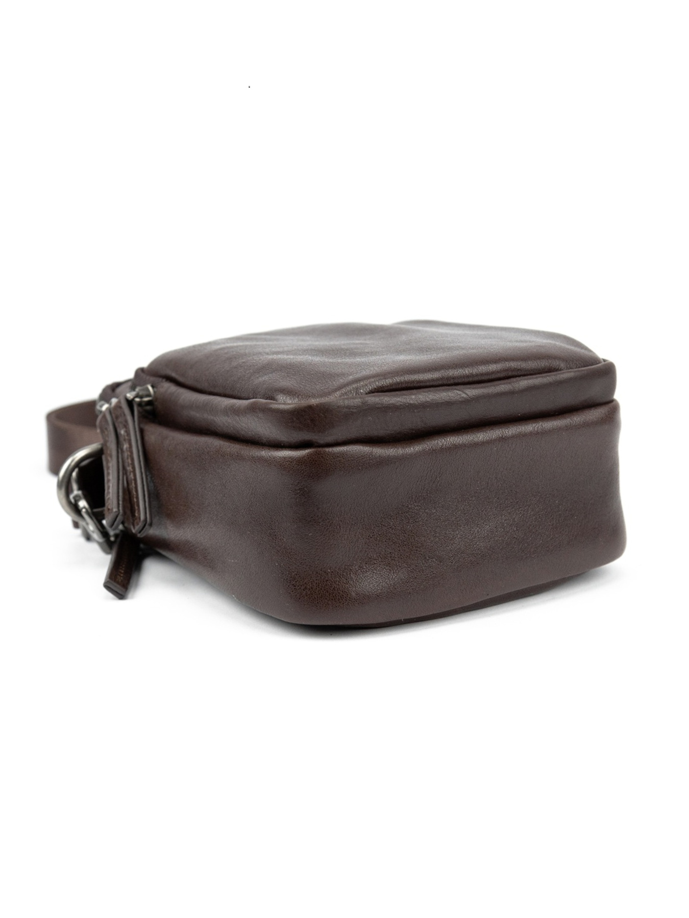 Мужская сумка мессенджер через плечо из натуральной кожи повседневная средняя модель 333-1C Фото