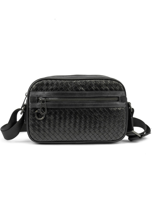 Чоловіча сумка месенджер через плече з натуральної шкіри повсякденна середня модель 883621-2A Фото