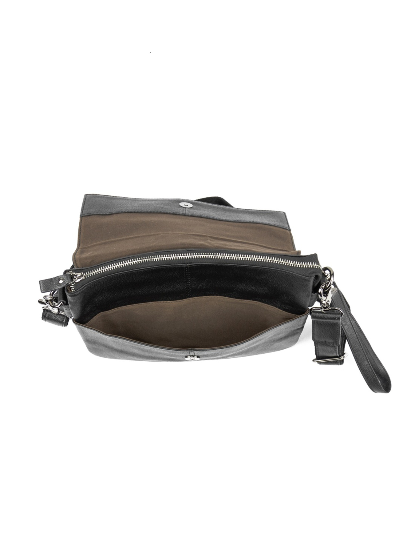 Чоловіча сумка месенджер через плече з натуральної шкіри повсякденна середня модель 82298A Фото