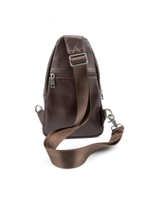 Мужской кожаный слинг на плечо модель 8010C Фото