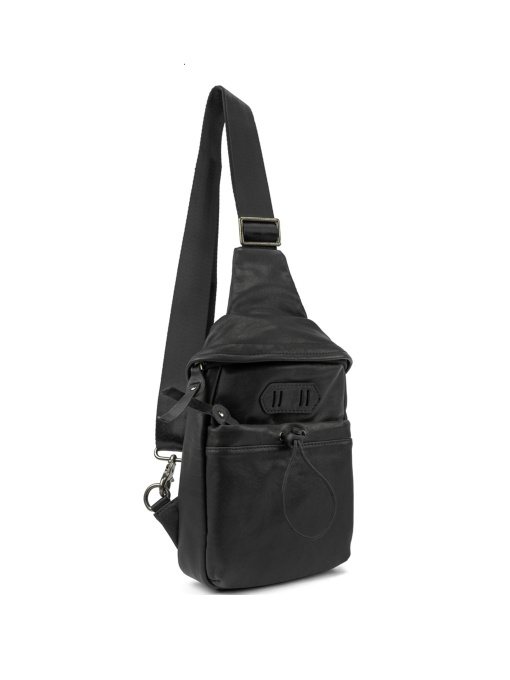 Маленька сумочка-слінг чоловіча шкіряна модель 2072A Фото