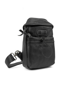 Маленькая сумочка-слинг мужская кожаная модель 2072A Фото