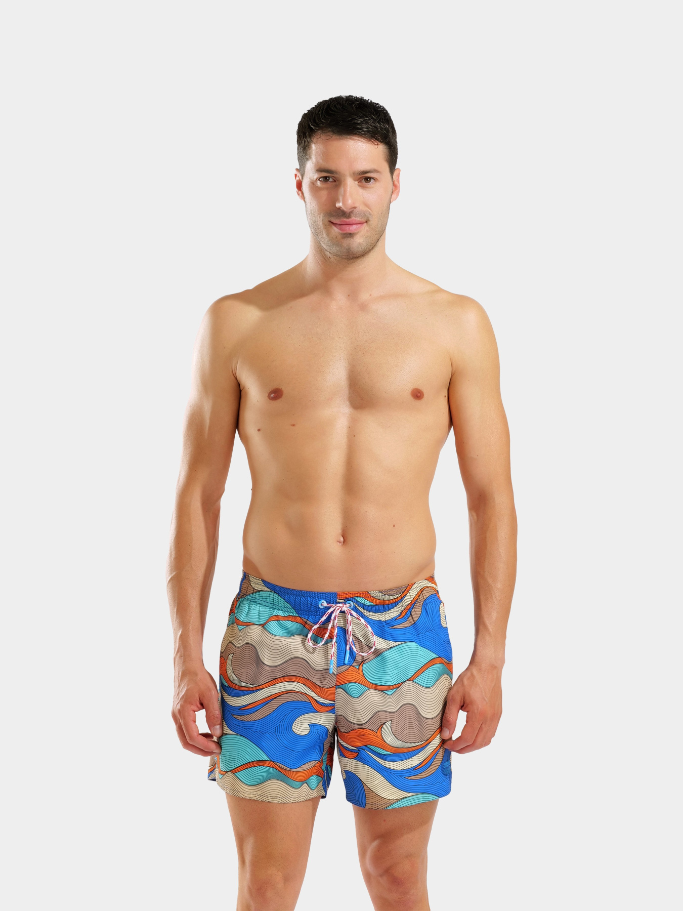 Чоловічі плавальні шорти Arena WATER PRINTS BEACH SHORT AO модель 007159-360 Фото