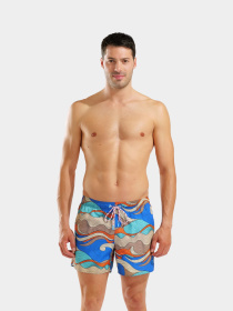 Чоловічі плавальні шорти Arena WATER PRINTS BEACH SHORT AO модель 007159-360 Фото
