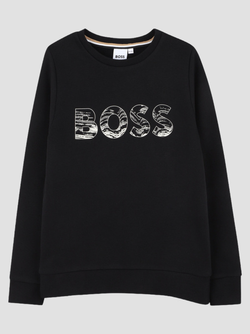 Дитячий чорний світшот модель J52349;09B Фото