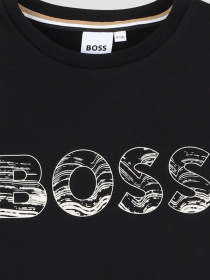 Дитячий чорний світшот модель J52349;09B Фото