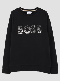 Дитячий чорний світшот модель J52349;09B Фото