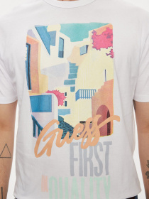 Мужская белая футболка модель M4GI23.K8FQ4;G011 Мужская белая футболка модель M4GI23.K8FQ4;G011 Фото