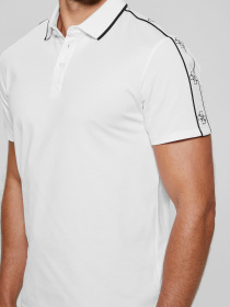 Чоловіче біле поло модель M4YP40.KARS0;G011 Чоловіче біле поло модель M4YP40.KARS0;G011 Фото