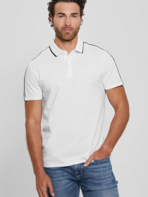 Чоловіче біле поло модель M4YP40.KARS0;G011 Чоловіче біле поло модель M4YP40.KARS0;G011 Фото
