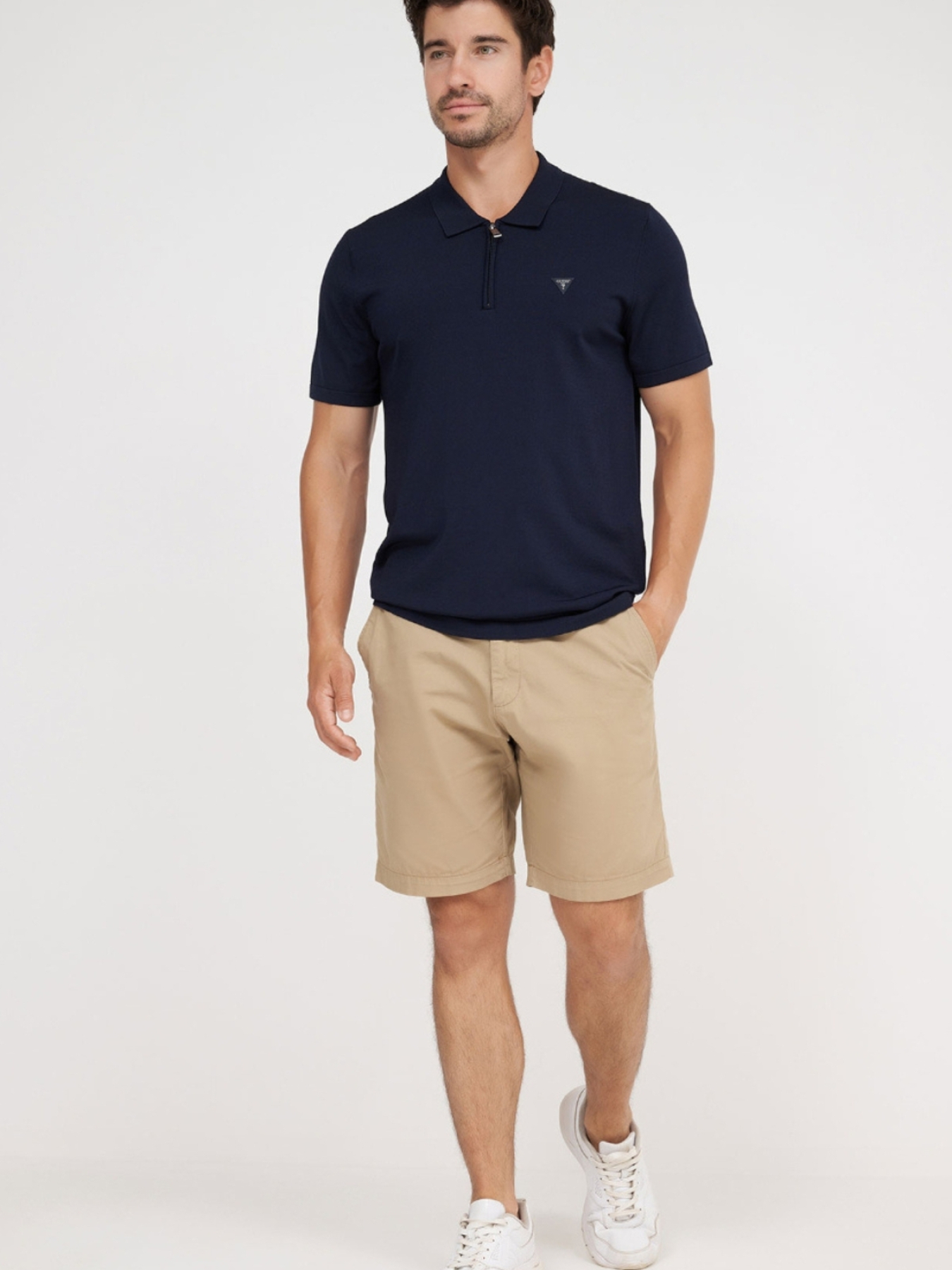 Чоловіче темно-синє поло модель M4YR00.Z3DM0;G7V2 Чоловіче темно-синє поло модель M4YR00.Z3DM0;G7V2 Фото