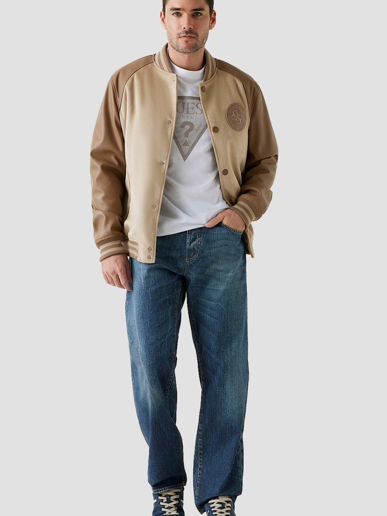 Мужская белая футболка модель M5BI04.I3Z14;G011 Мужская белая футболка модель M5BI04.I3Z14;G011 Фото