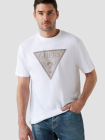 Мужская белая футболка модель M5BI04.I3Z14;G011 Мужская белая футболка модель M5BI04.I3Z14;G011 Фото