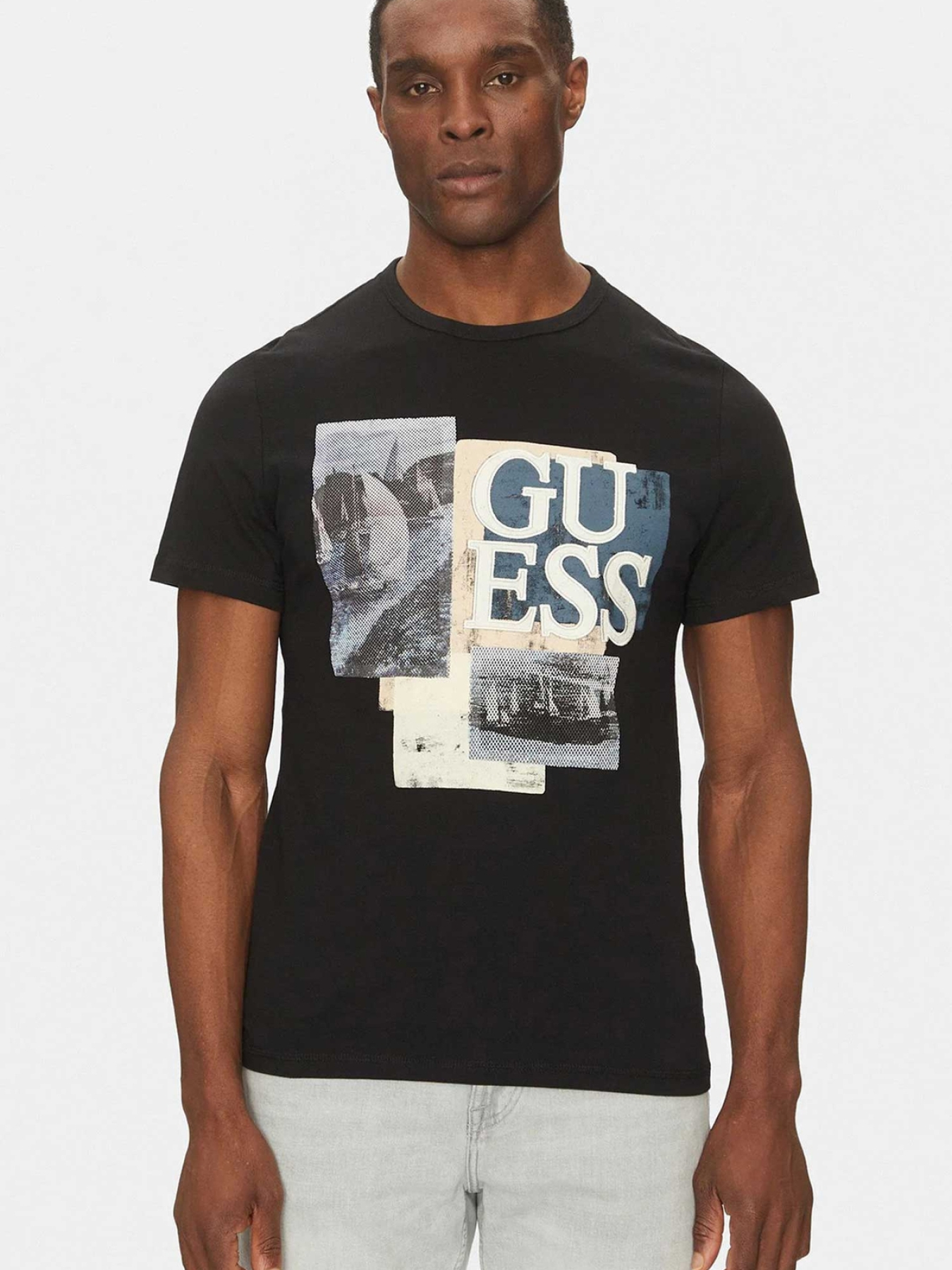 Мужская черная футболка модель M5GI04.I3Z14;JBLK Мужская черная футболка модель M5GI04.I3Z14;JBLK Фото