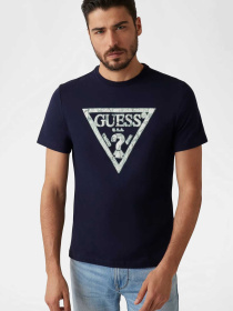 Мужская темно-синяя футболка модель M5GI06.I3Z14;G7V2 Мужская темно-синяя футболка модель M5GI06.I3Z14;G7V2 Фото