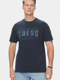 Мужская темно-синяя футболка модель M5GI27.KBW41;F73J Мужская темно-синяя футболка модель M5GI27.KBW41;F73J Фото