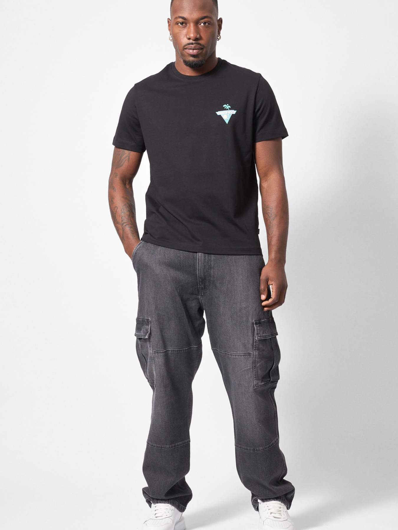 Футболка Guess Jeans модель M5GI55.K8FQ4;JBLK Фото