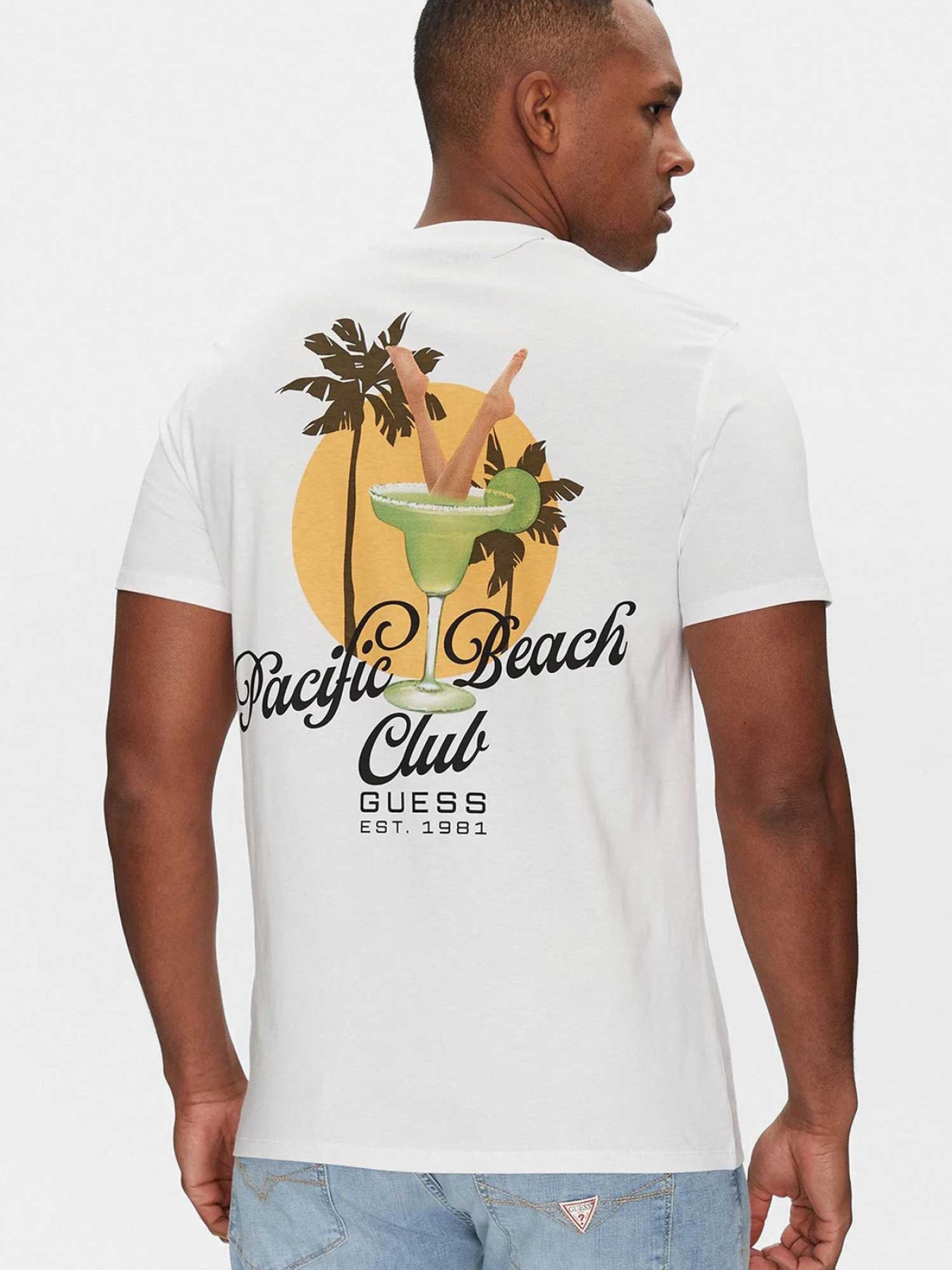 Мужская белая футболка модель M5GI58.KBW41;G011 Мужская белая футболка модель M5GI58.KBW41;G011 Фото