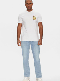 Мужская белая футболка модель M5GI58.KBW41;G011 Мужская белая футболка модель M5GI58.KBW41;G011 Фото