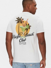 Мужская белая футболка модель M5GI58.KBW41;G011 Мужская белая футболка модель M5GI58.KBW41;G011 Фото