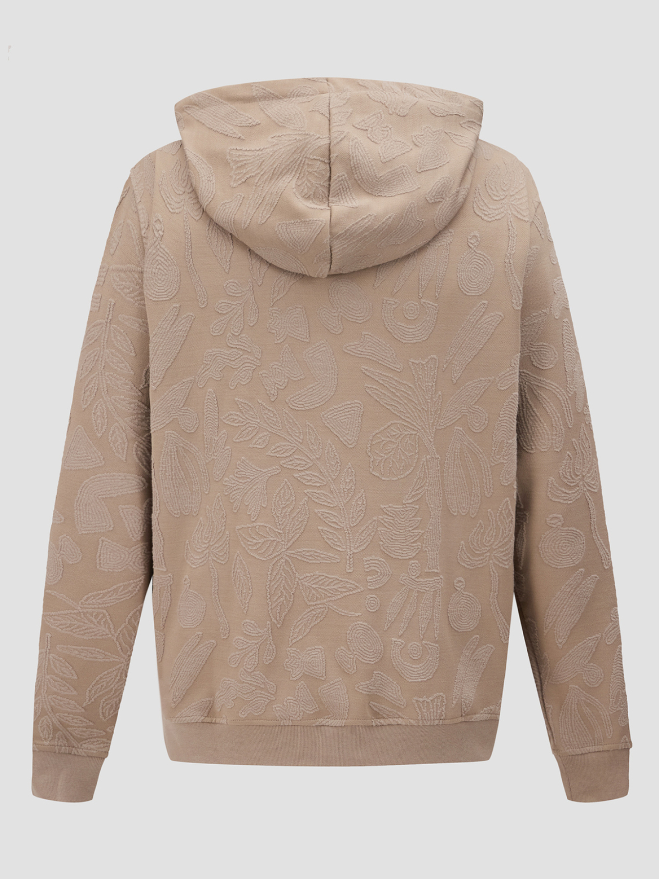 Чоловіче бежеве худі з візерунком модель M5GQ15.KCS71;FJ8M Фото