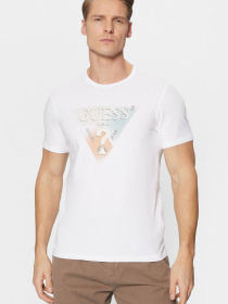 Мужская белая футболка модель M5RI14.J1314;G011 Мужская белая футболка модель M5RI14.J1314;G011 Фото