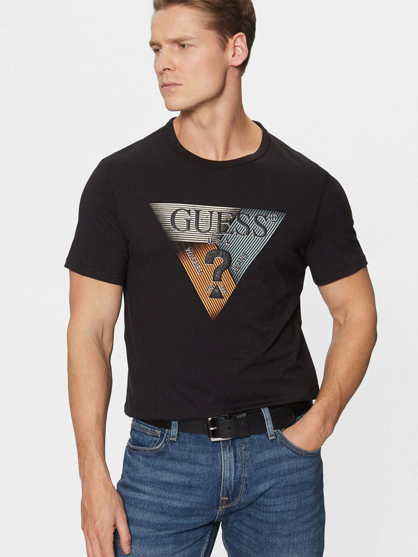 Футболка GUESS модель M5RI14.J1314;JBLK Футболка GUESS модель M5RI14.J1314;JBLK Фото