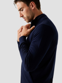 Чоловічий темно-синій вовняний кардиган модель M5RR38.Z3LZ0;G7V2 Фото