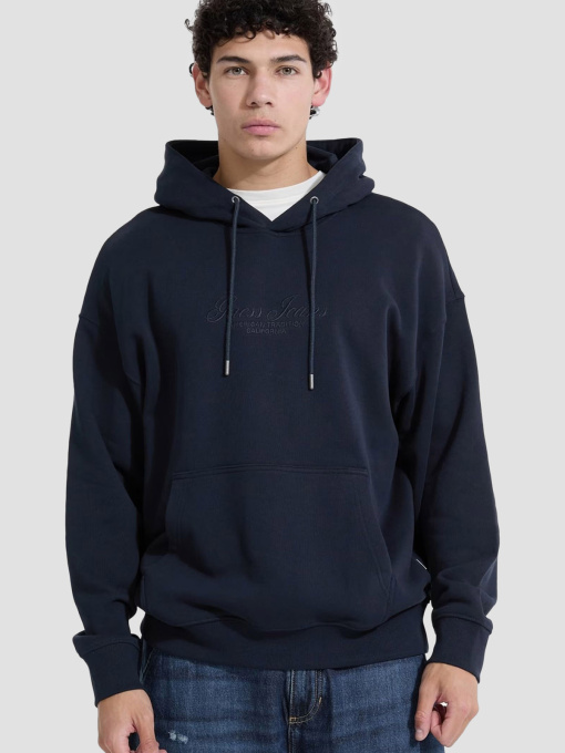 Мужское темно-синее худи модель M5YQ16.KCPR1;A71W Фото