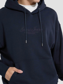 Мужское темно-синее худи модель M5YQ16.KCPR1;A71W Фото