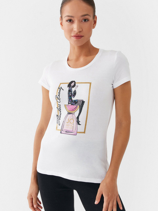 Женская белая футболка модель MF3272.J6409;Q9865 Фото