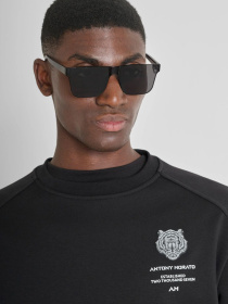 Чоловічий чорний світшот модель MMFL01076.FA150222;9000 Фото