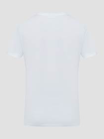 Чоловіча біла футболка модель MMKS02402.FA100144;1000 Фото